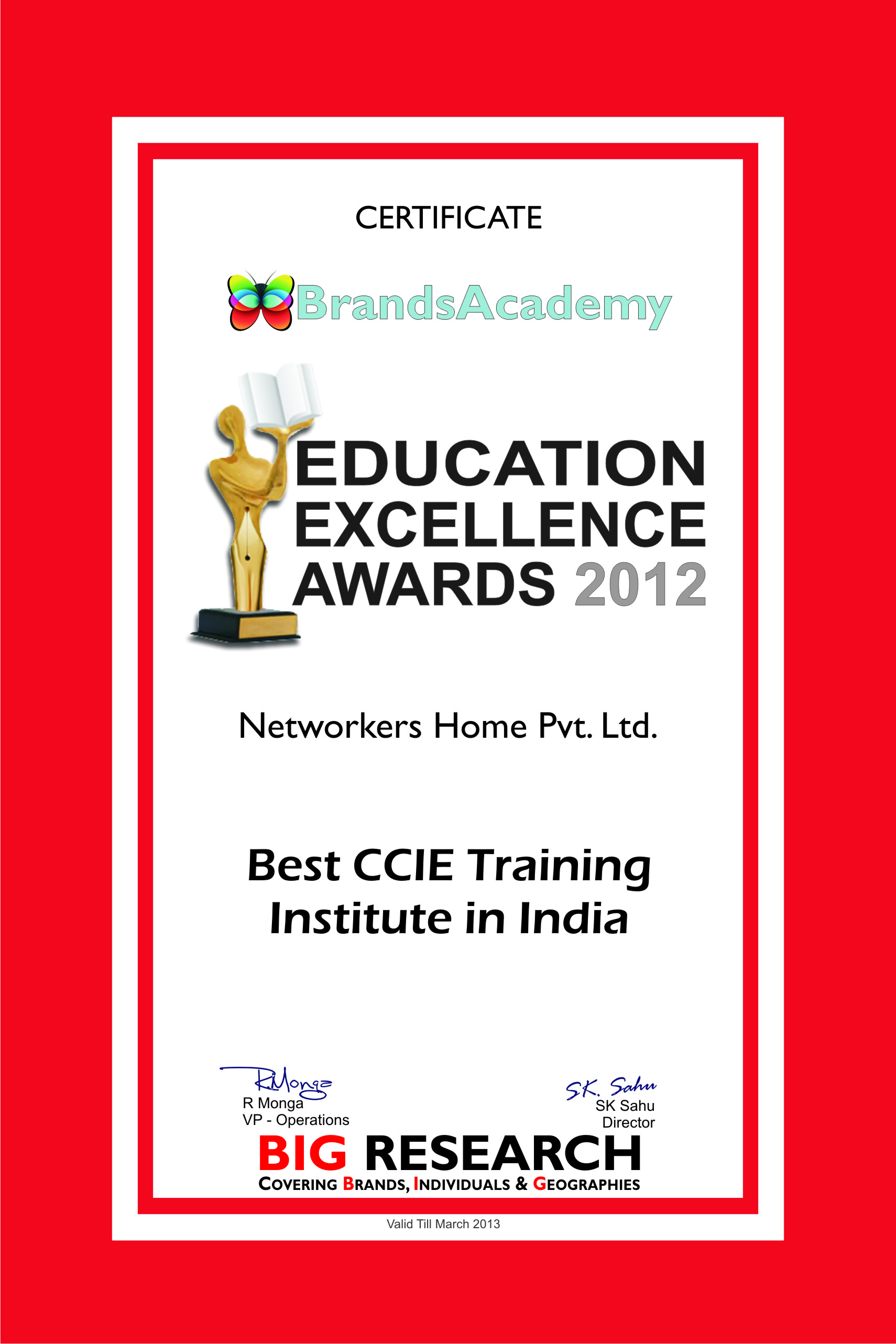 Best Cisco Certification Training Institute In Bangalore
